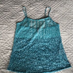 H&M vintage turquoise sequin cami from 🇫🇷 H&M